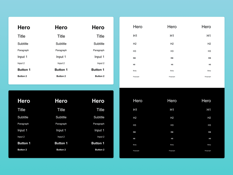 Shared Text Styles Template