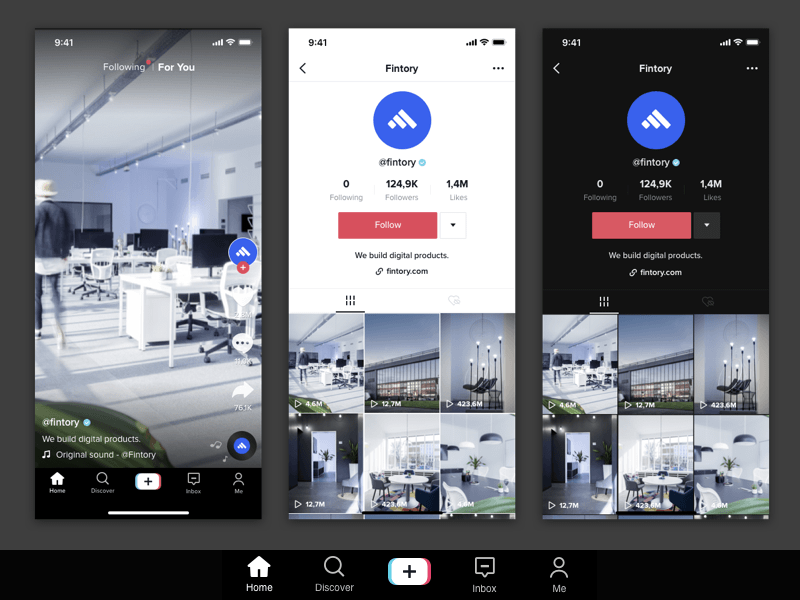 Download Tiktok App Gui Mockup Sketch Freebie Download Free Resource For Sketch Sketch App Sources