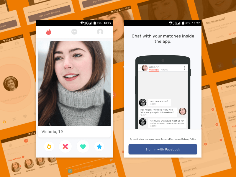 Tinder Android App UI Kit