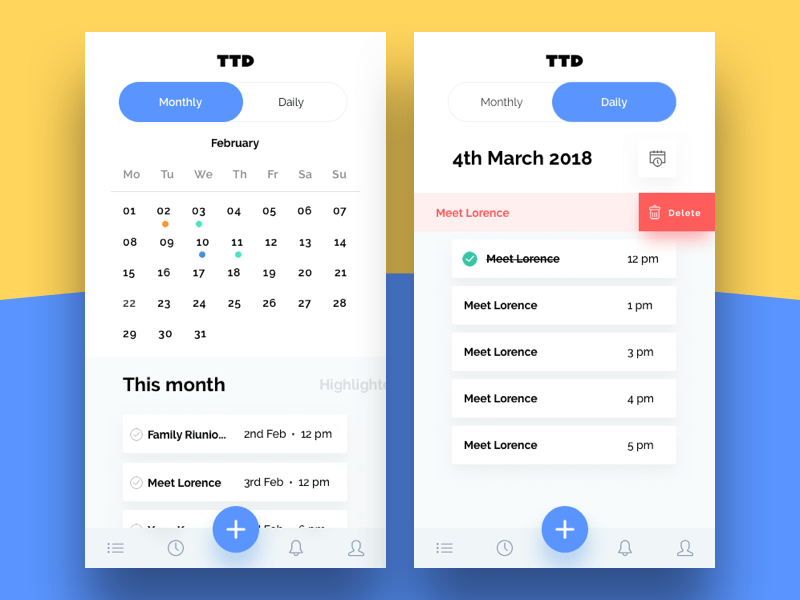 To-Do List App Sketch freebie - Download free resource for Sketch - Sketch  App Sources