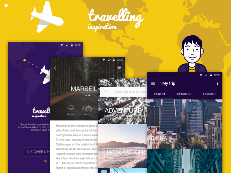 Traveling Inspiration App