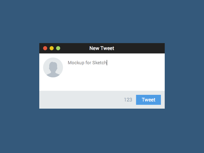 New tweet mockup