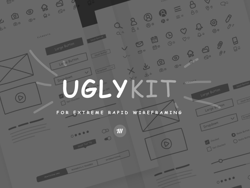 UglyKit For Rapid Wireframing
