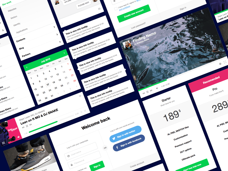 Flexible UI Kit