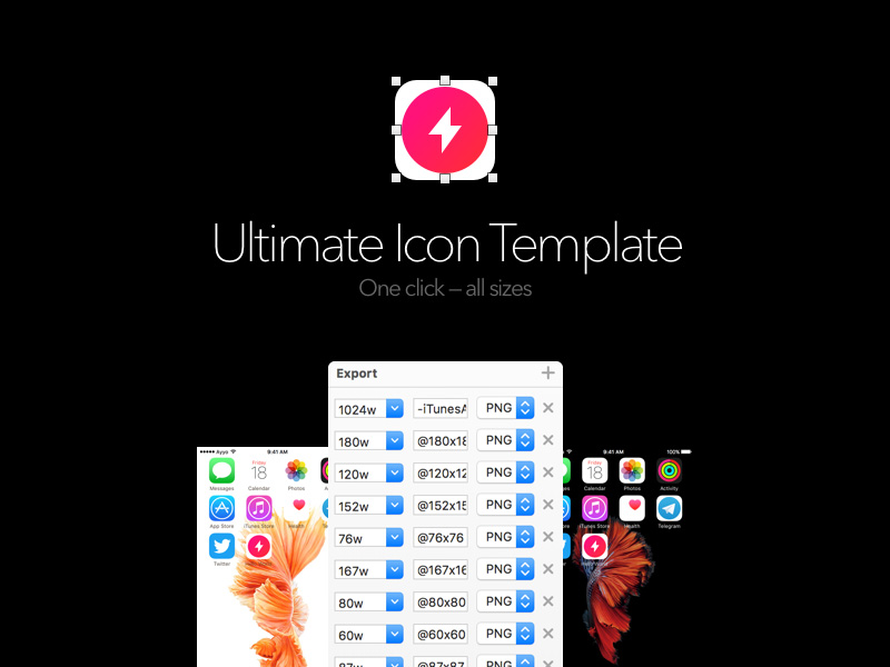 Download Ultimate Ios Icon Template Sketch Freebie Download Free Resource For Sketch Sketch App Sources