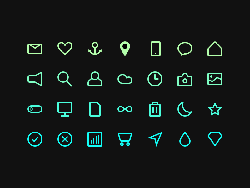 Minimal Icon Set