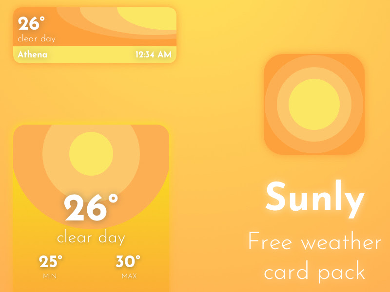 Sunly Weather Cards