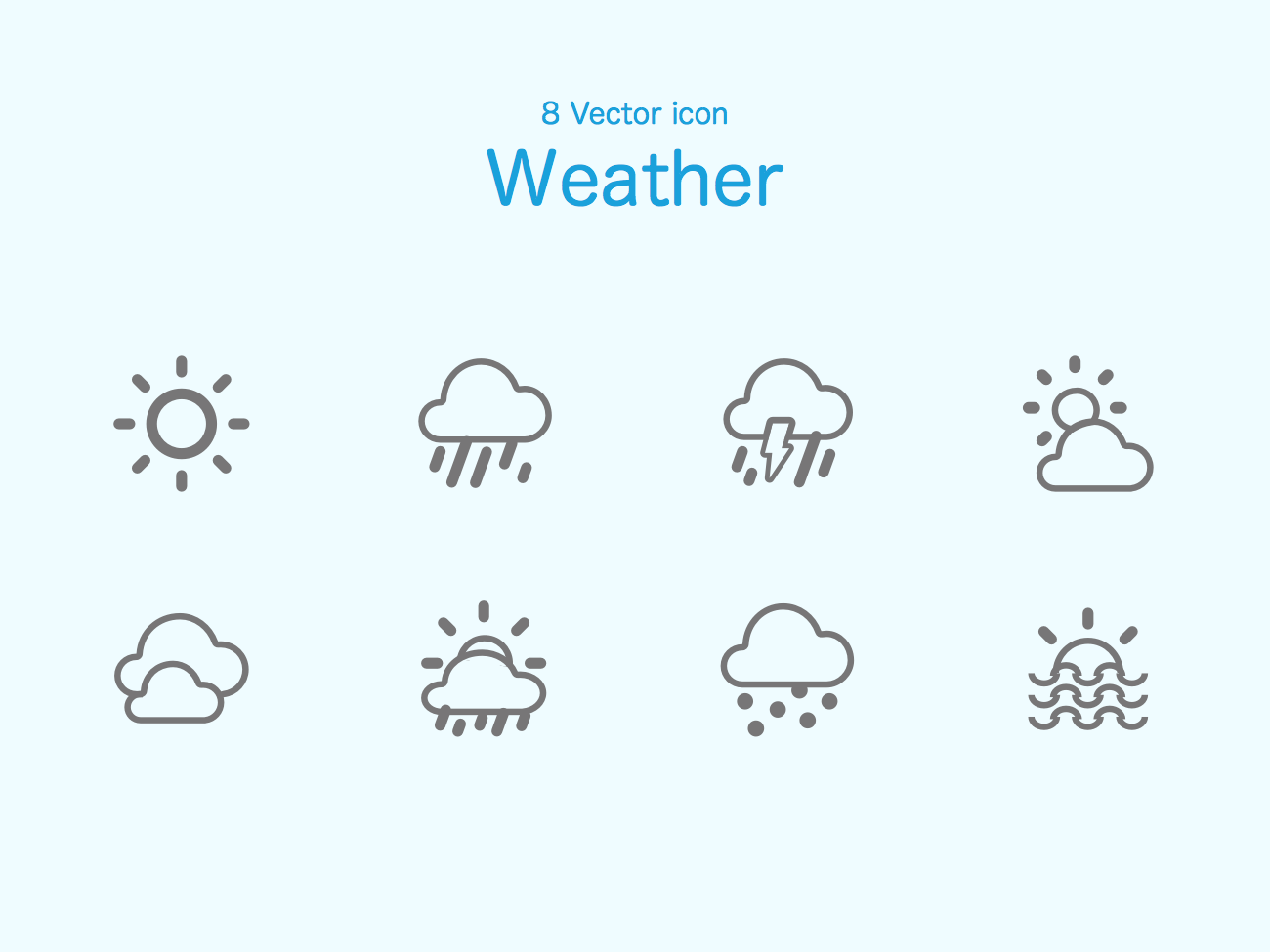 Individual Weather Icons