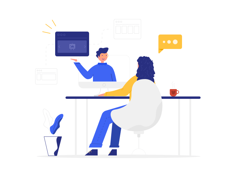 Website Consulting Illustration