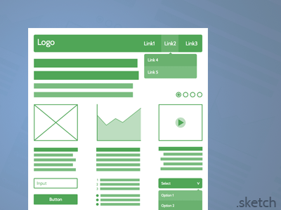 Web UI Wireframe