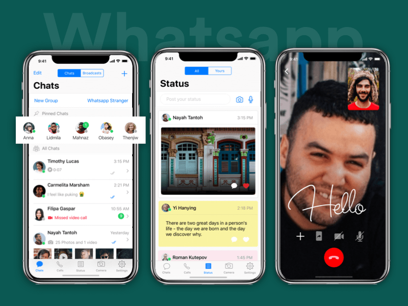 WhatsApp Redesign