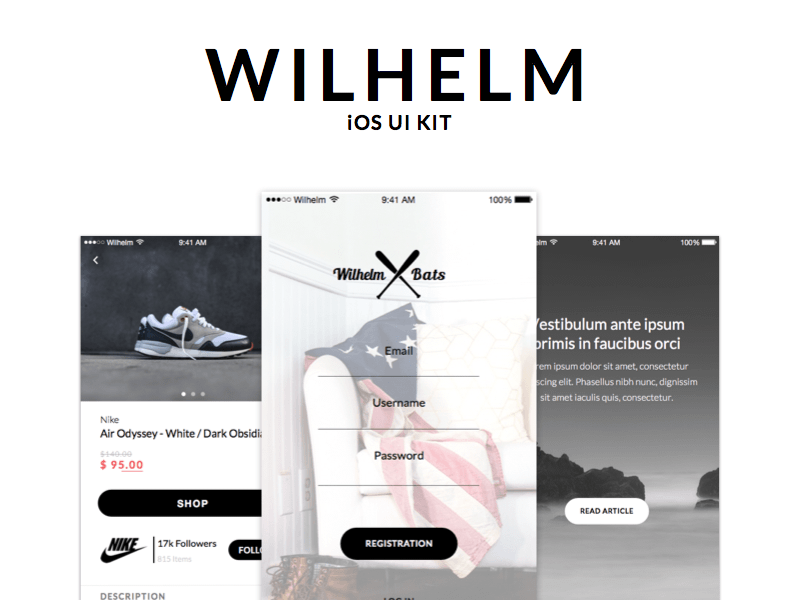Wilhelm iOS UI Kit