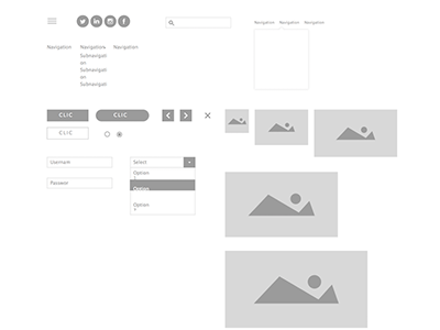 1180px Grid Wireframe Toolkit