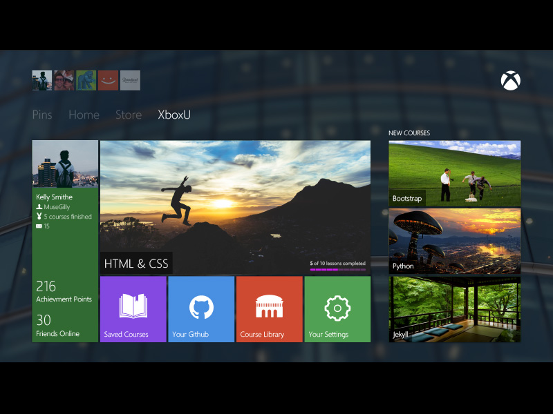 Xbox One UI