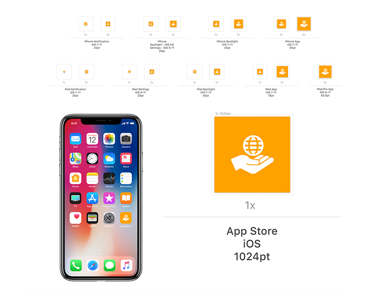 Xcode App Icons Template