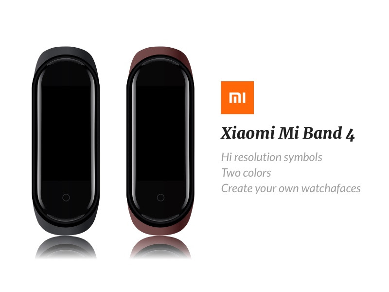 Xiaomi Mi Band 4 Kit Mockup