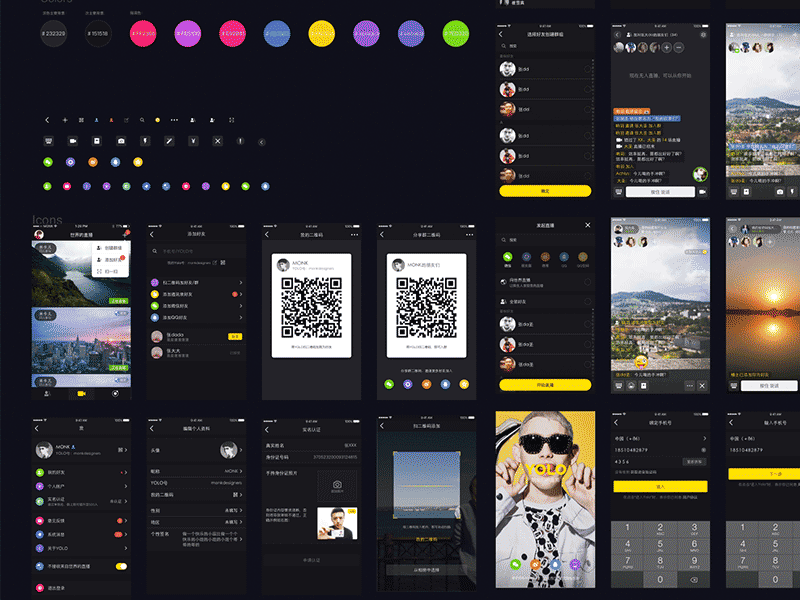 YOLO Black UI Kit