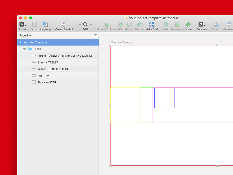 Youtube Art Template 2016