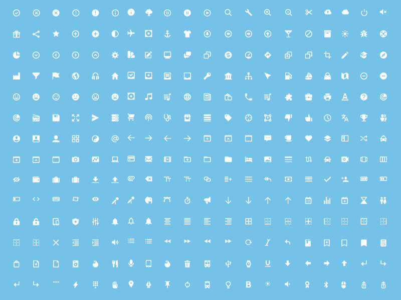 297 High Quality Icons