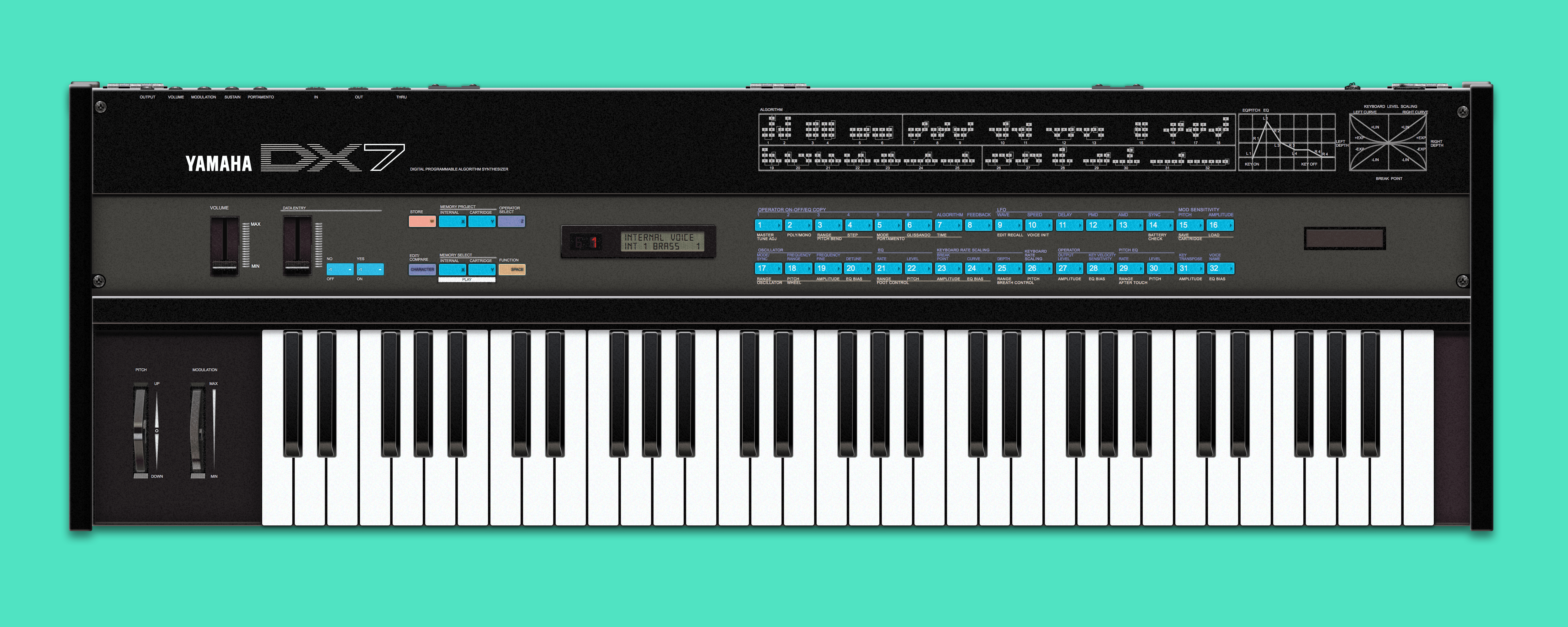 Glorious Yamaha DX7