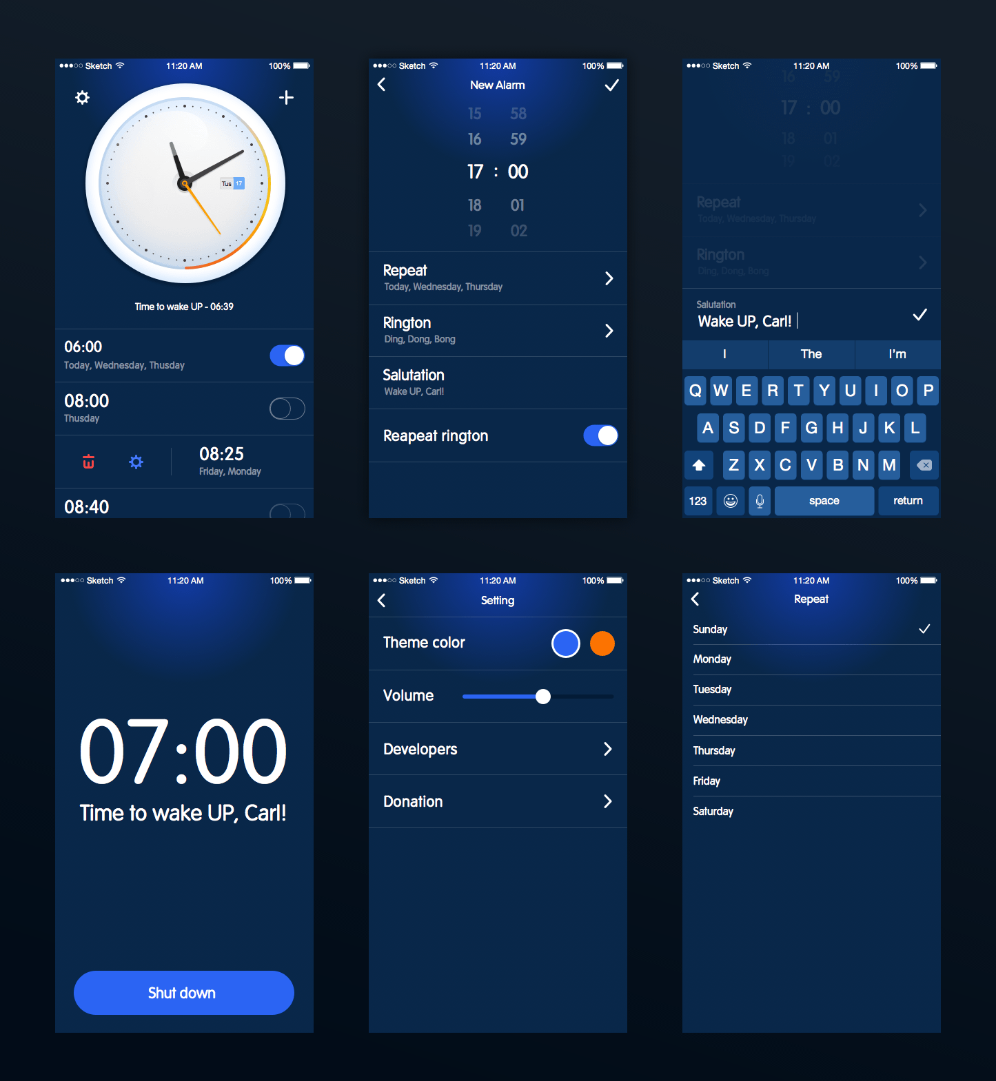 Complete Alarm Clock App