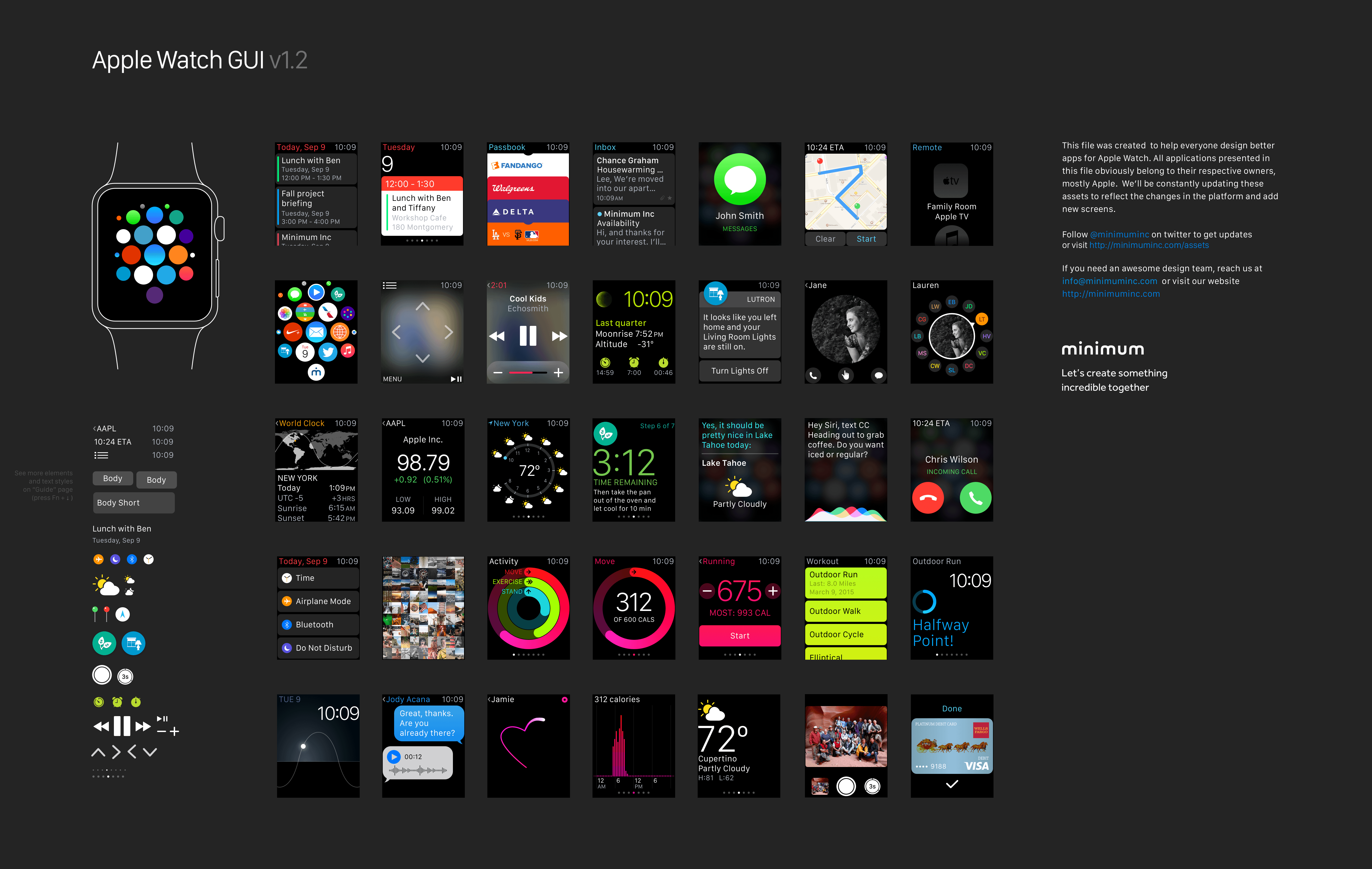 Apple Watch UI Kit