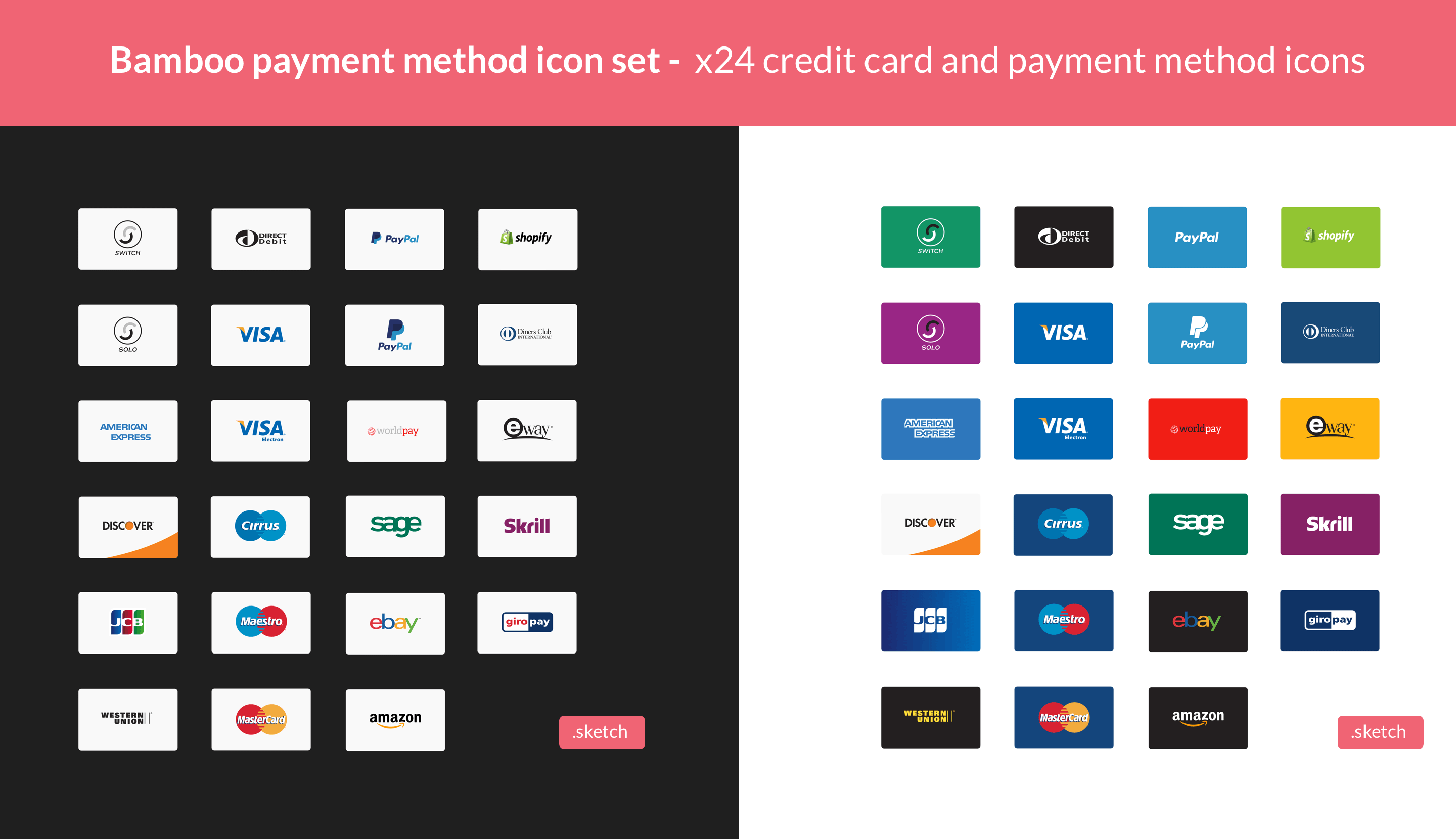 [SKETCH] Indonesian Payment Method Icons by Fadhel Adam on Dribbble