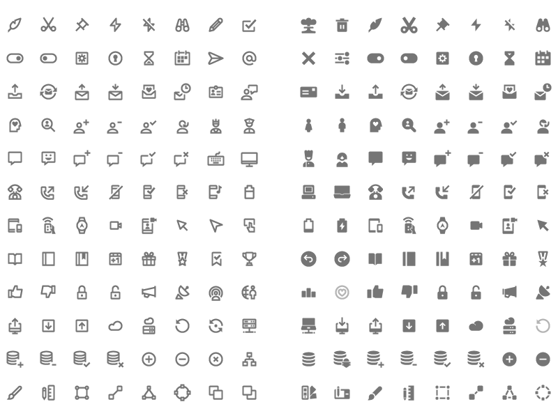 350 Free Material Design Icons
