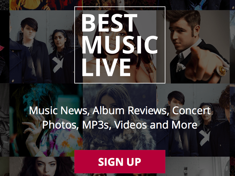 Music Site Template