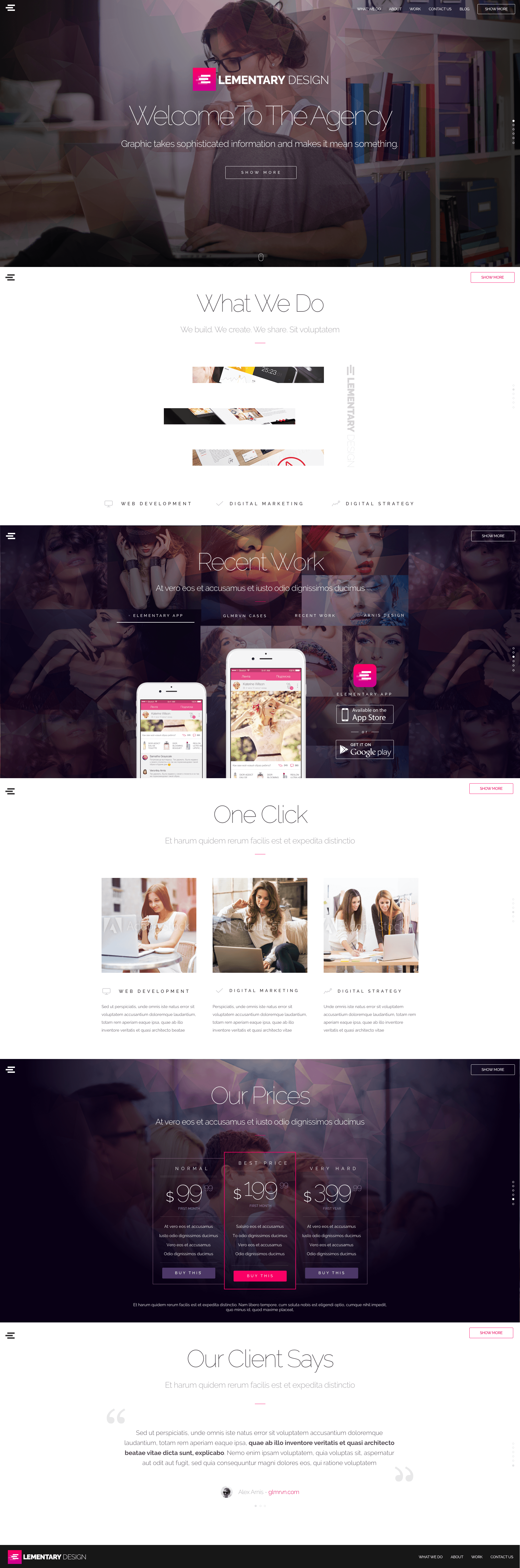Simple Landing Page Design