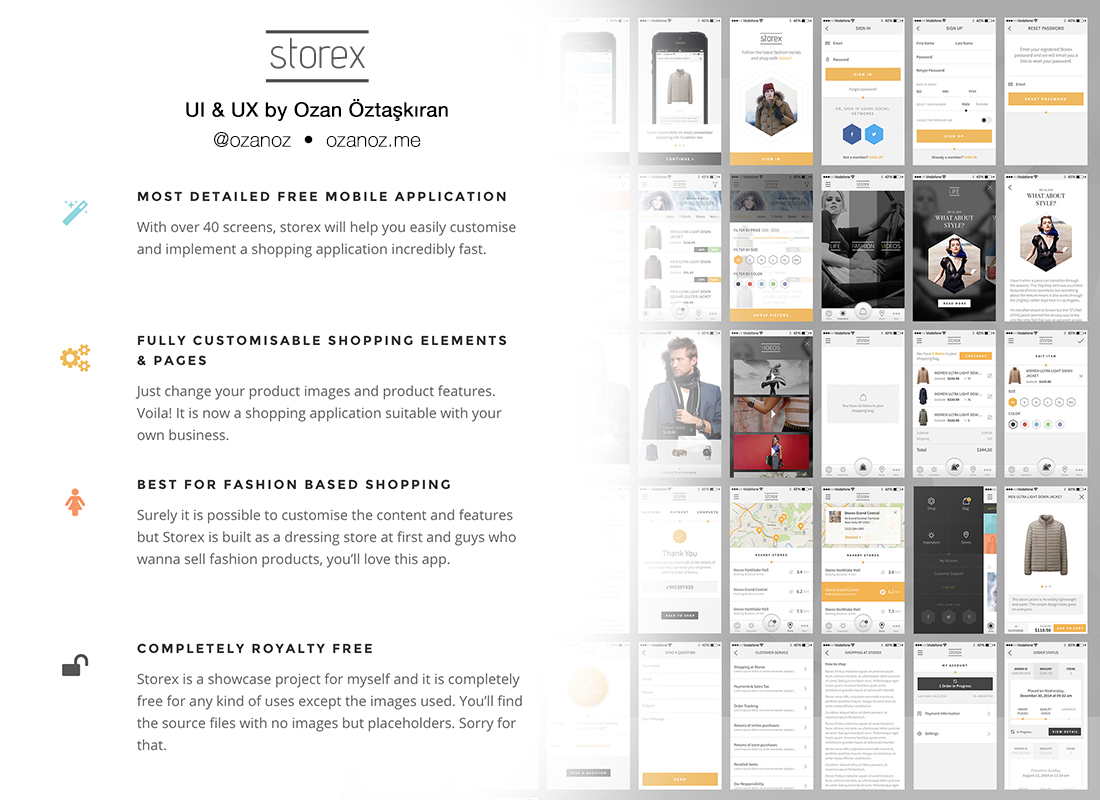 Shopping App Kit: Storex