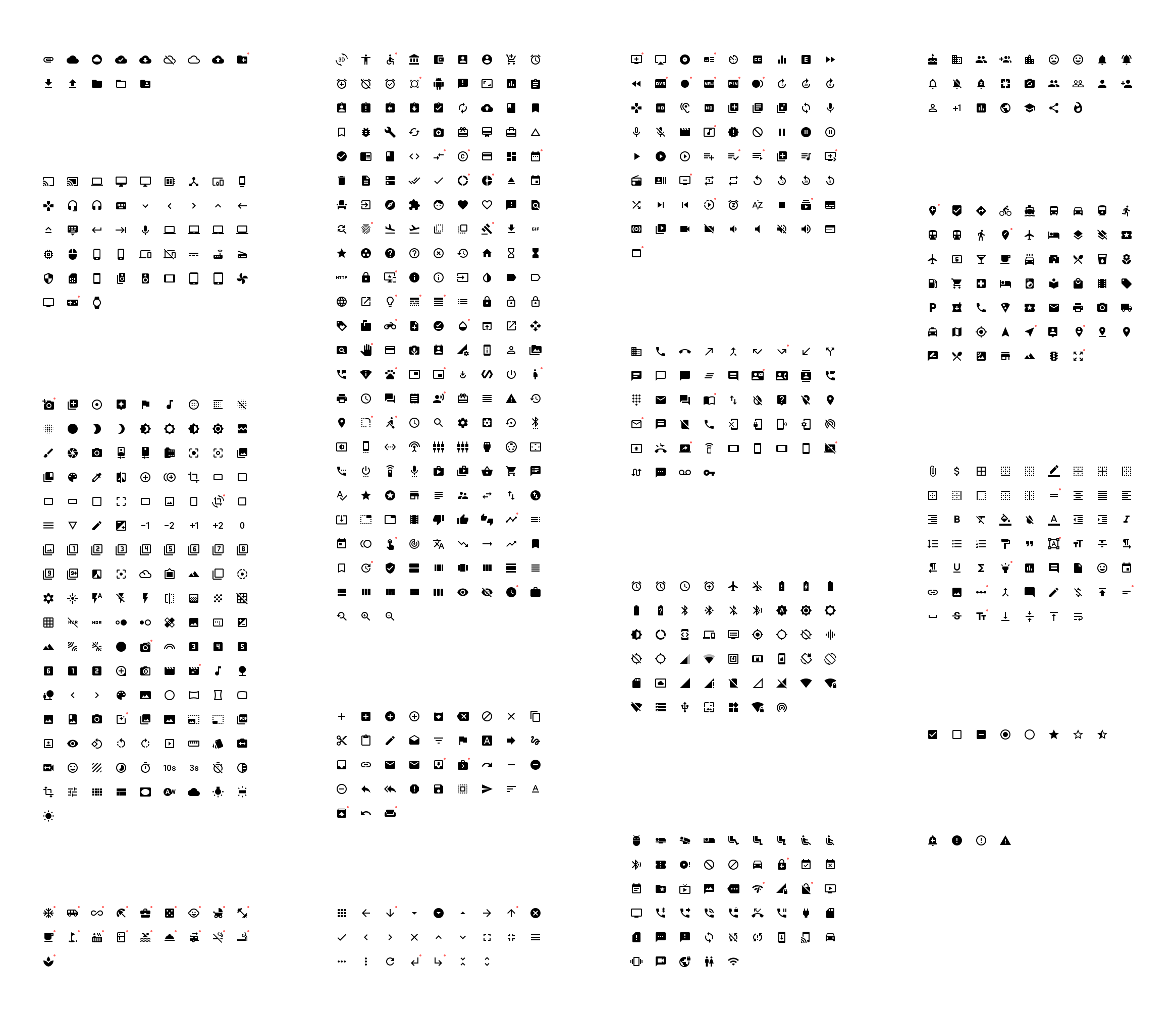 All Google Material Icons