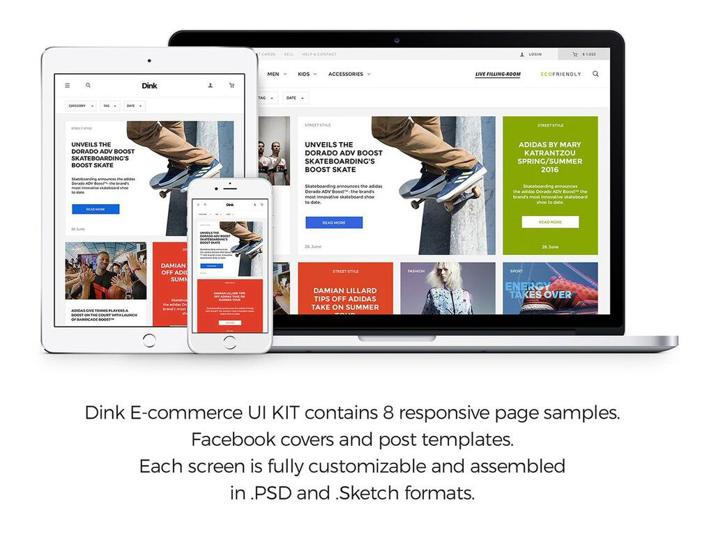 Dink UI Kit Free Sample