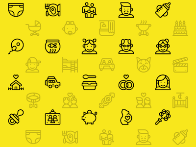 40 Family Icons