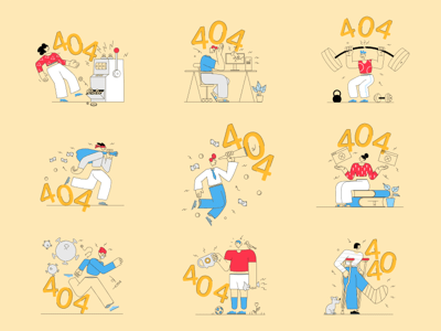 404 Illustrations