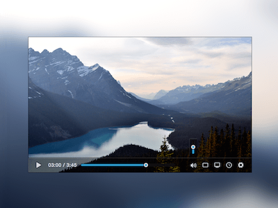 YouTube Video Player Concept