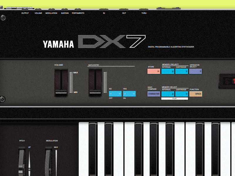 Glorious Yamaha DX7