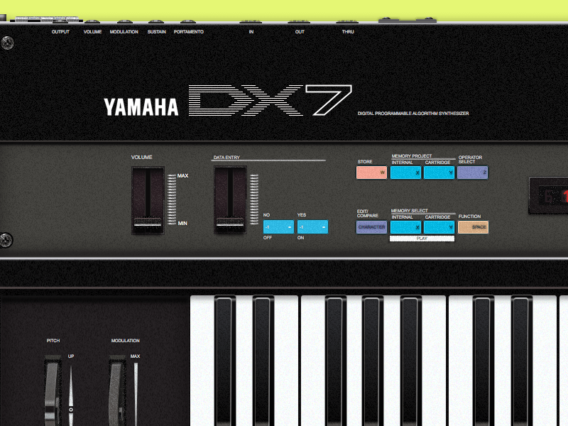 Amazing Yamaha Dx7 Sketch Freebie Download Free Resource For Sketch Sketch App Sources