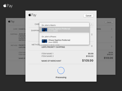 Apple Pay Web UI Kit