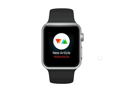 Apple Watch Notification Prototype