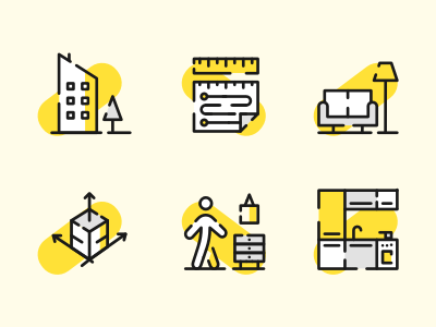 6 Architecture Icons