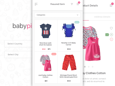 Baby Pink iOS UI Element
