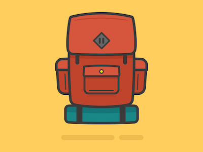 Hiking Backpack Icon
