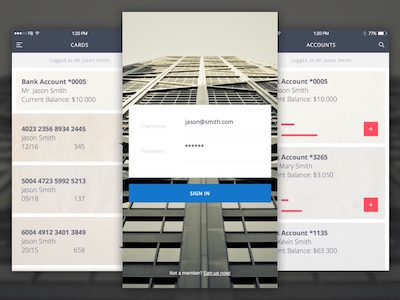 Bank App Concept