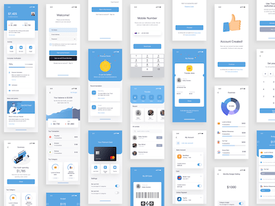 Google Material Design UI - Floating Action Buttons set Sketch freebie -  Download free resource for Sketch - Sketch App Sources