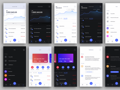 app store mockup Fade app design ui kit