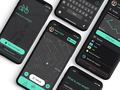 Bike and Scooter UI Kit