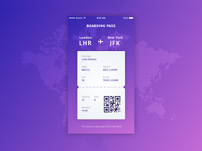 Boarding Pass Concept