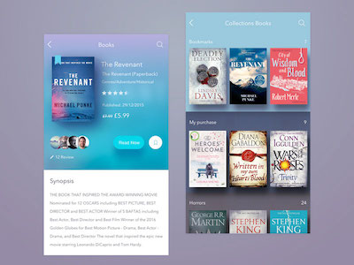 Book Store App Concept