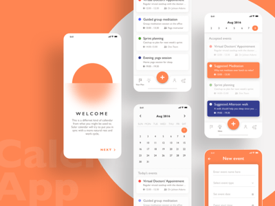 iOS Calendar App Concept